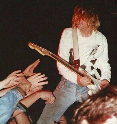 🎸 Стикер «Kurt Cobain» для Telegram