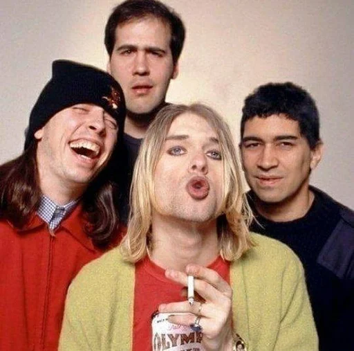 💋 Стикер «Kurt Cobain» для Telegram