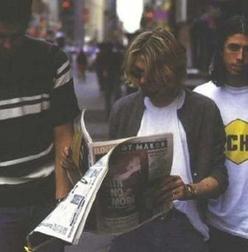 📖 Стикер «Kurt Cobain» для Telegram