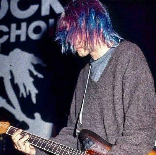 🏳️‍⚧️ Стикер «Kurt Cobain» для Telegram