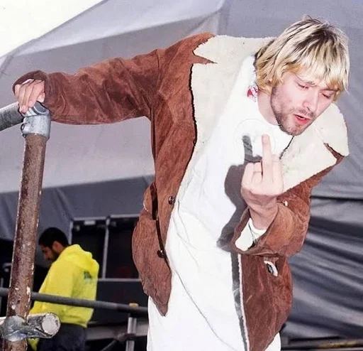 😘 Стикер «Kurt Cobain» для Telegram