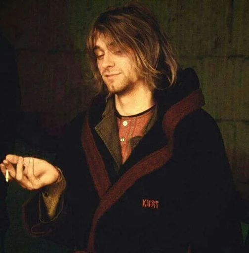 😏 Стикер «Kurt Cobain» для Telegram