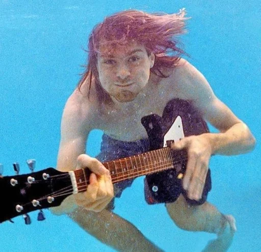 😊 Стикер «Kurt Cobain» для Telegram