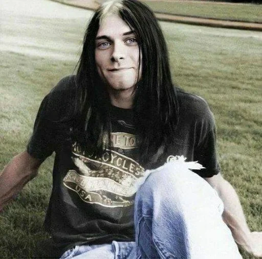 🕷️ Стикер «Kurt Cobain» для Telegram