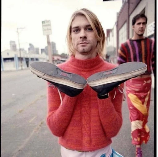 👟 Стикер «Kurt Cobain» для Telegram