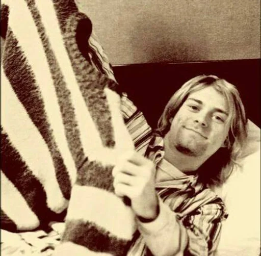 👕 Стикер «Kurt Cobain» для Telegram