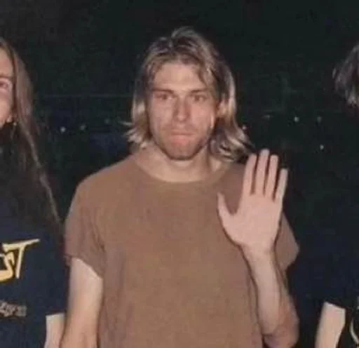 🤚 Стикер «Kurt Cobain» для Telegram