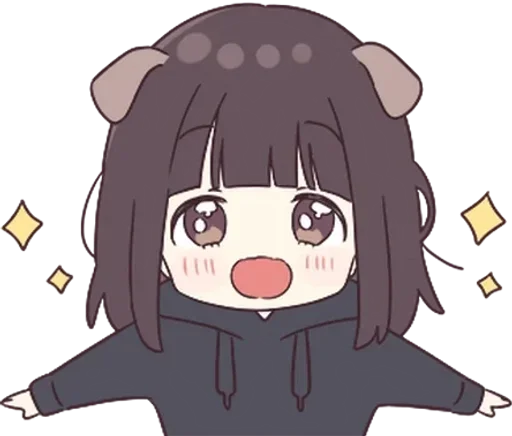 🤩 Стикер «kurumi» для Telegram