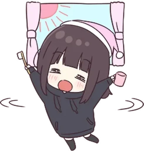 🪥 Стикер «kurumi» для Telegram