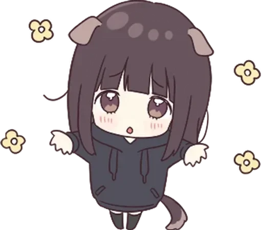 🤗 Стикер «kurumi» для Telegram