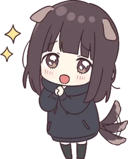 🥺 Стикер «kurumi» для Telegram