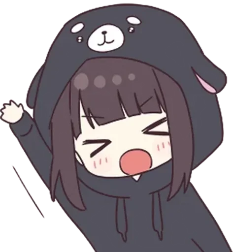 🥳 Стикер «kurumi» для Telegram