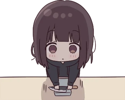 👿 Стикер «kurumi» для Telegram