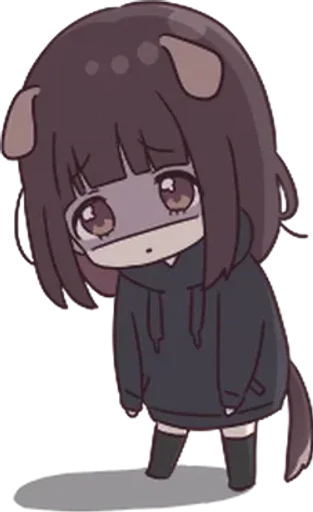 😔 Стикер «kurumi» для Telegram