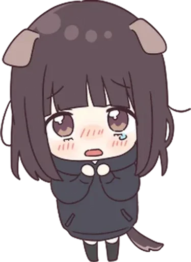 😢 Стикер «kurumi» для Telegram