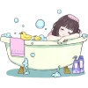 🛁 Эмодзи «Куруми чан 2» для Telegram