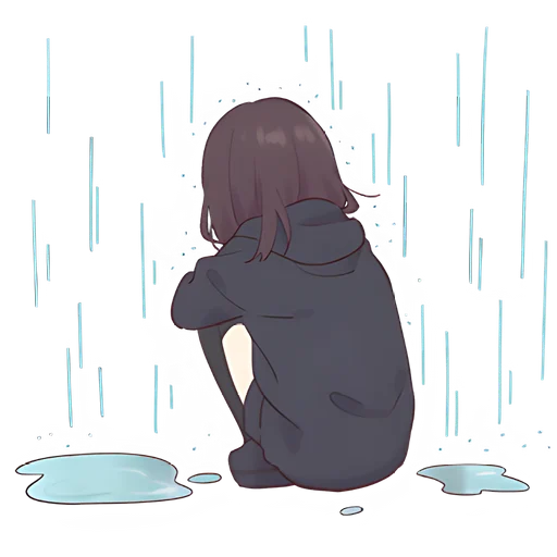 😢 Стикер «Куруми-чан 5» для Telegram