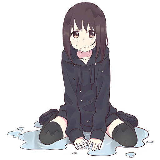 😢 Стикер «Куруми-чан 5» для Telegram