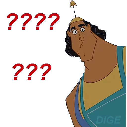 ❓ Стикер «THE EMPERORS NEW GROOVE» для Telegram