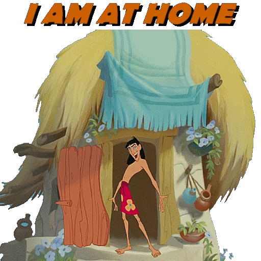 🏠 Стикер «THE EMPERORS NEW GROOVE» для Telegram