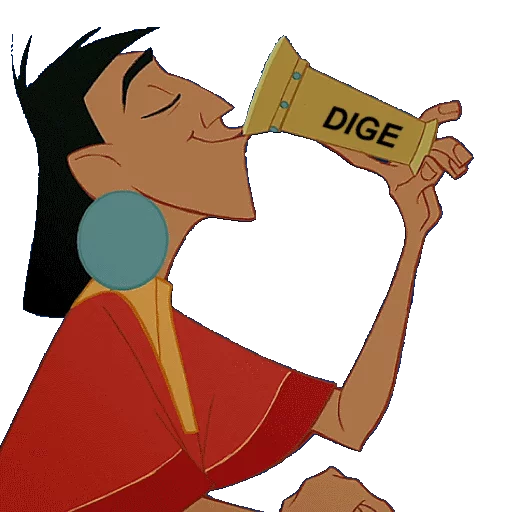 🍷 Стикер «THE EMPERORS NEW GROOVE» для Telegram