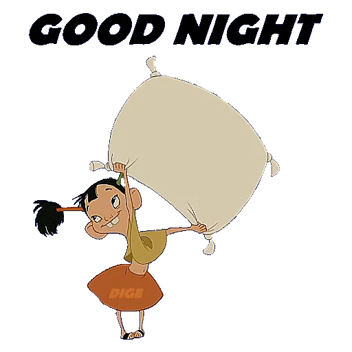 🛌 Стикер «THE EMPERORS NEW GROOVE» для Telegram
