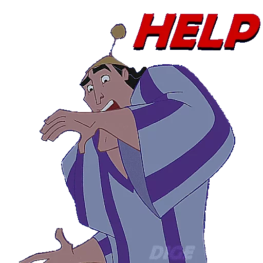 🆘 Стикер «THE EMPERORS NEW GROOVE» для Telegram