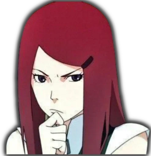 🤔 Стикер «Kushina Uzumaki» для Telegram