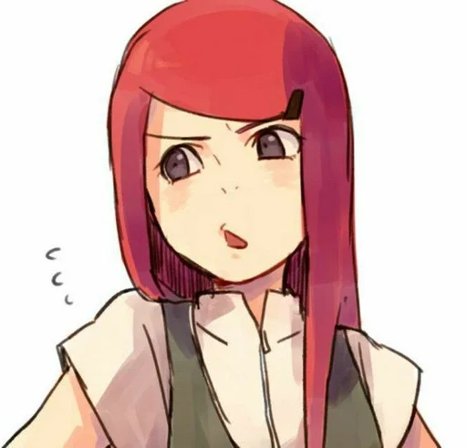 🎈 Стикер «Kushina Uzumaki» для Telegram