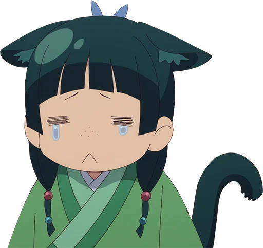 😿 Стикер «Kusuriya no Hitorigoto Дневники аптекаря» для Telegram