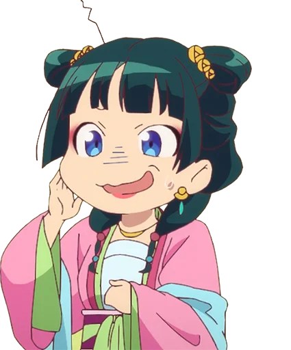 🥴 Стикер «Kusuriya no Hitorigoto Дневники аптекаря» для Telegram