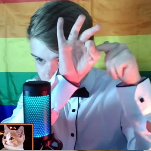 🏳️‍🌈 Стикер «каша стример Заруцкий» для Telegram