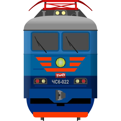 🔵 Эмодзи «Trains» для Telegram