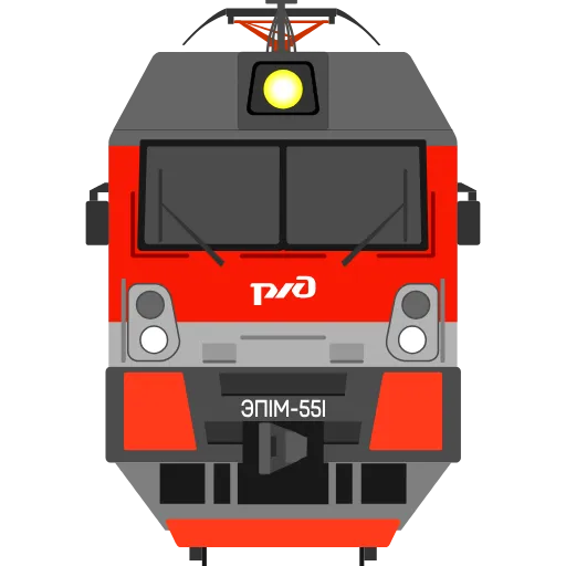 🔴 Эмодзи «Trains» для Telegram