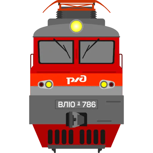 🔴 Эмодзи «Trains» для Telegram