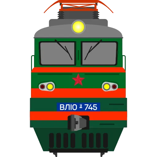 🟢 Эмодзи «Trains» для Telegram