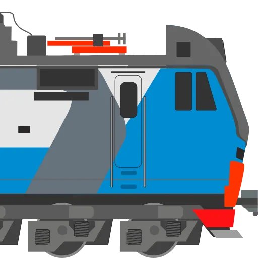 🔵 Эмодзи «Trains» для Telegram