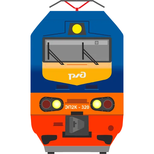 🔴 Эмодзи «Trains» для Telegram