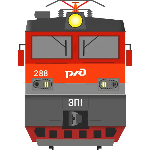 🔴 Эмодзи «Trains» для Telegram