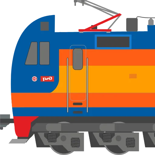 🔵 Эмодзи «Trains» для Telegram