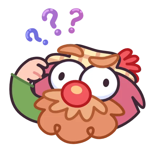 🤔 Эмодзи «Домовой Кузьмич» для Telegram