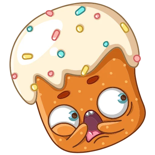😱 Эмодзи «Кулич Кузя» для Telegram
