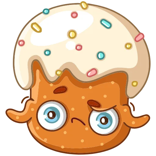 🤷‍♂️ Эмодзи «Кулич Кузя» для Telegram