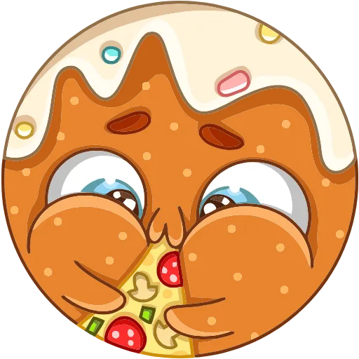 🍕 Эмодзи «Кулич Кузя» для Telegram
