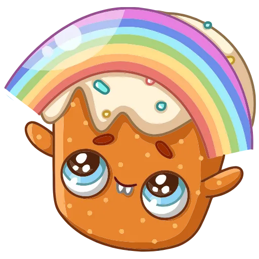 🌈 Эмодзи «Кулич Кузя» для Telegram