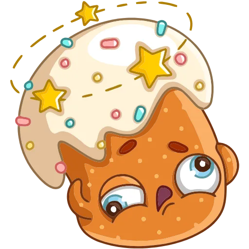 💫 Эмодзи «Кулич Кузя» для Telegram