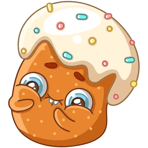 😱 Эмодзи «Кулич Кузя» для Telegram