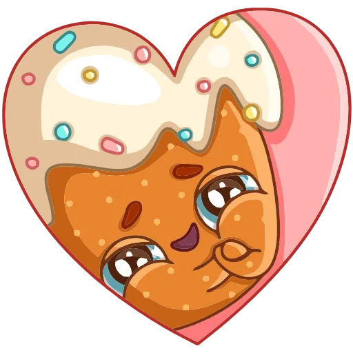 ❤️ Эмодзи «Кулич Кузя» для Telegram