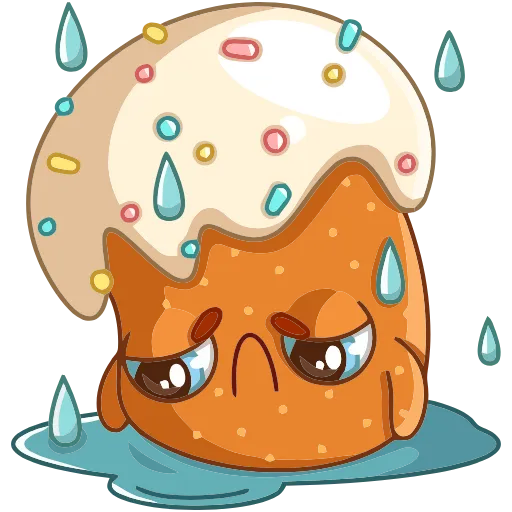 ☔️ Эмодзи «Кулич Кузя» для Telegram