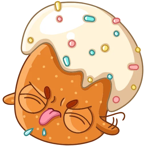 😝 Эмодзи «Кулич Кузя» для Telegram